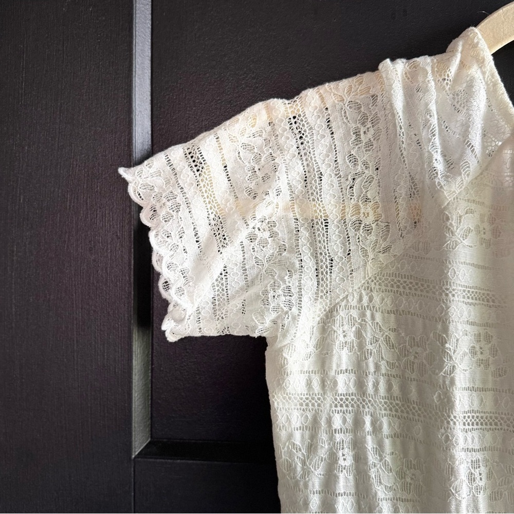 Dolce Vita White Mini Dress - Size S  👰🌸 - Picture 9 of 14